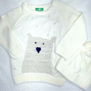 Teddy Bear Sweater with matching Hat | 18-24 months